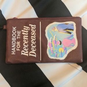 Beetlejuice makeup bag clutch